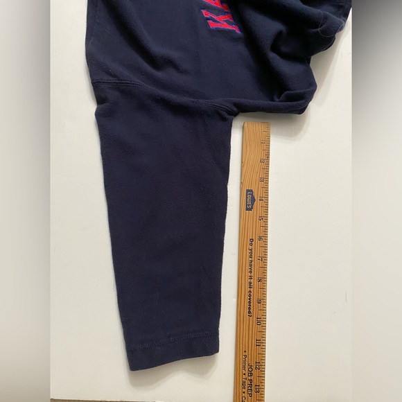 Cheyenne River KANSAS JAYHAWKS NAVY BLUE ARCH MASCOT T SHIRT - Picture 7 of 7